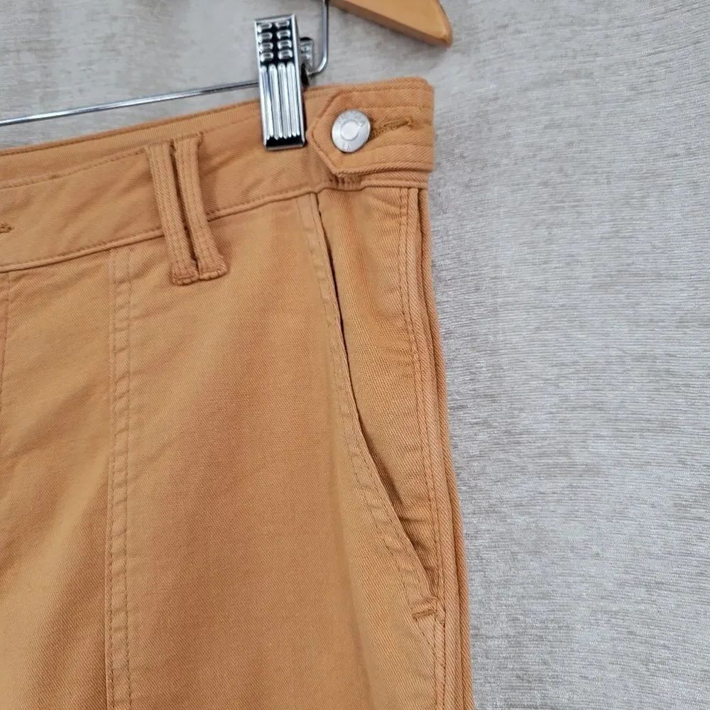 Pistola Orangey Tan Cropped Utility Pants Jeans Women's Size 32 Waist Denim - Picture 3 of 15
